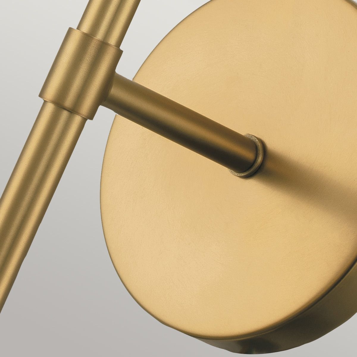Hollis Art Deco-Inspired Heritage Brass Wall Sconce