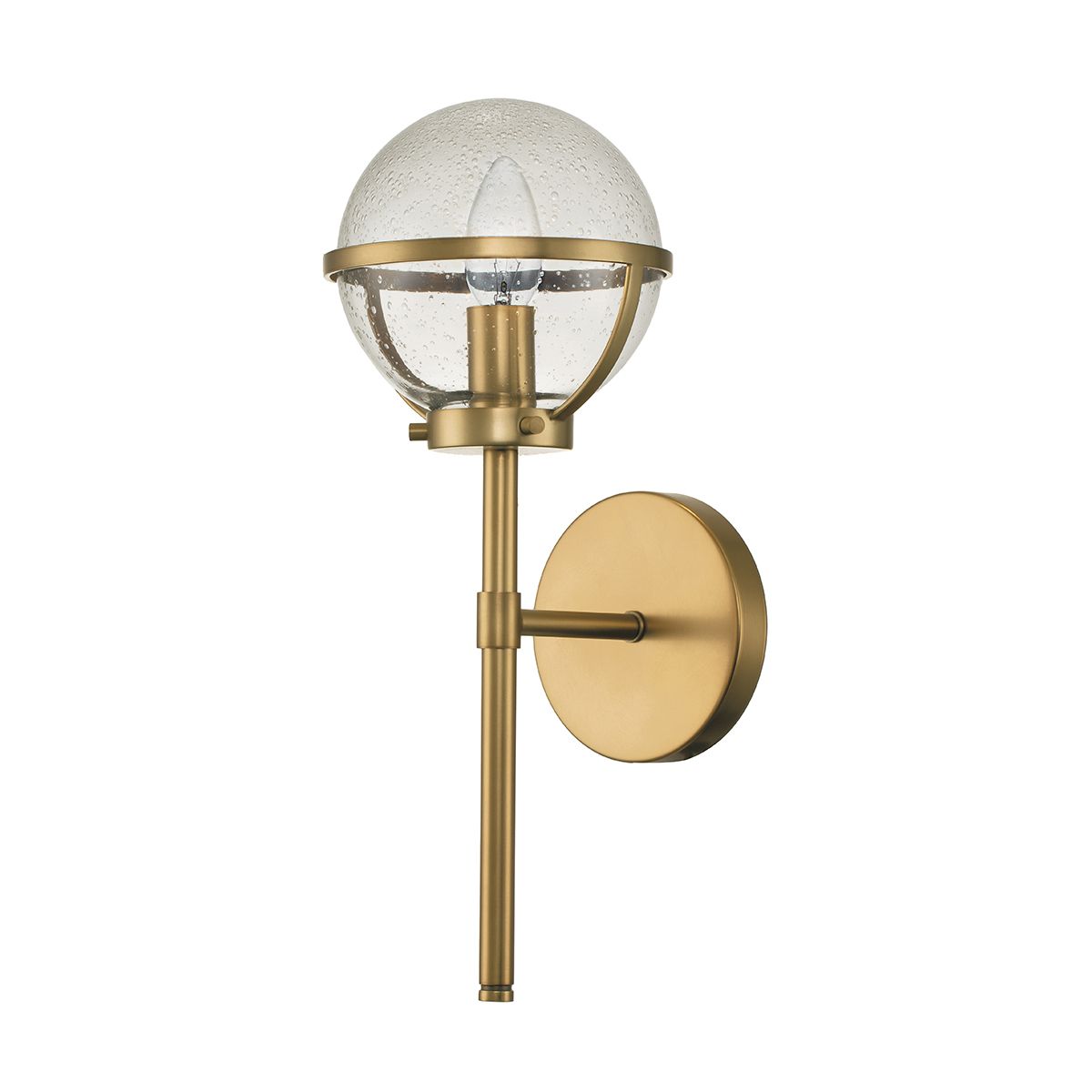 Hollis Art Deco-Inspired Heritage Brass Wall Sconce