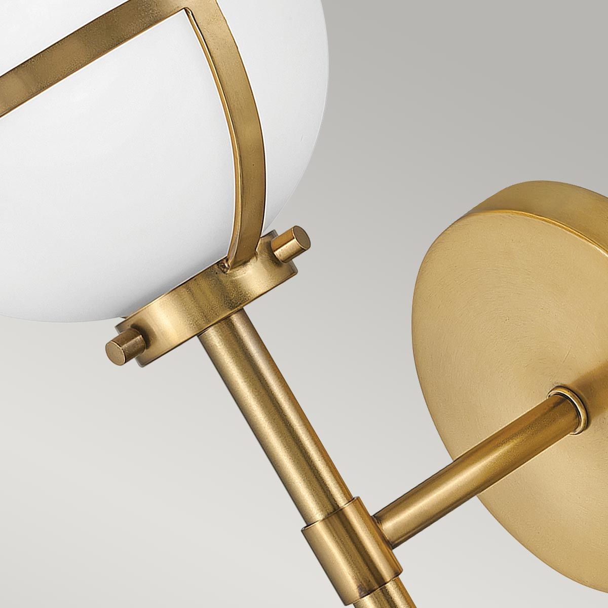 Heritage Brass Art Deco Wall Light