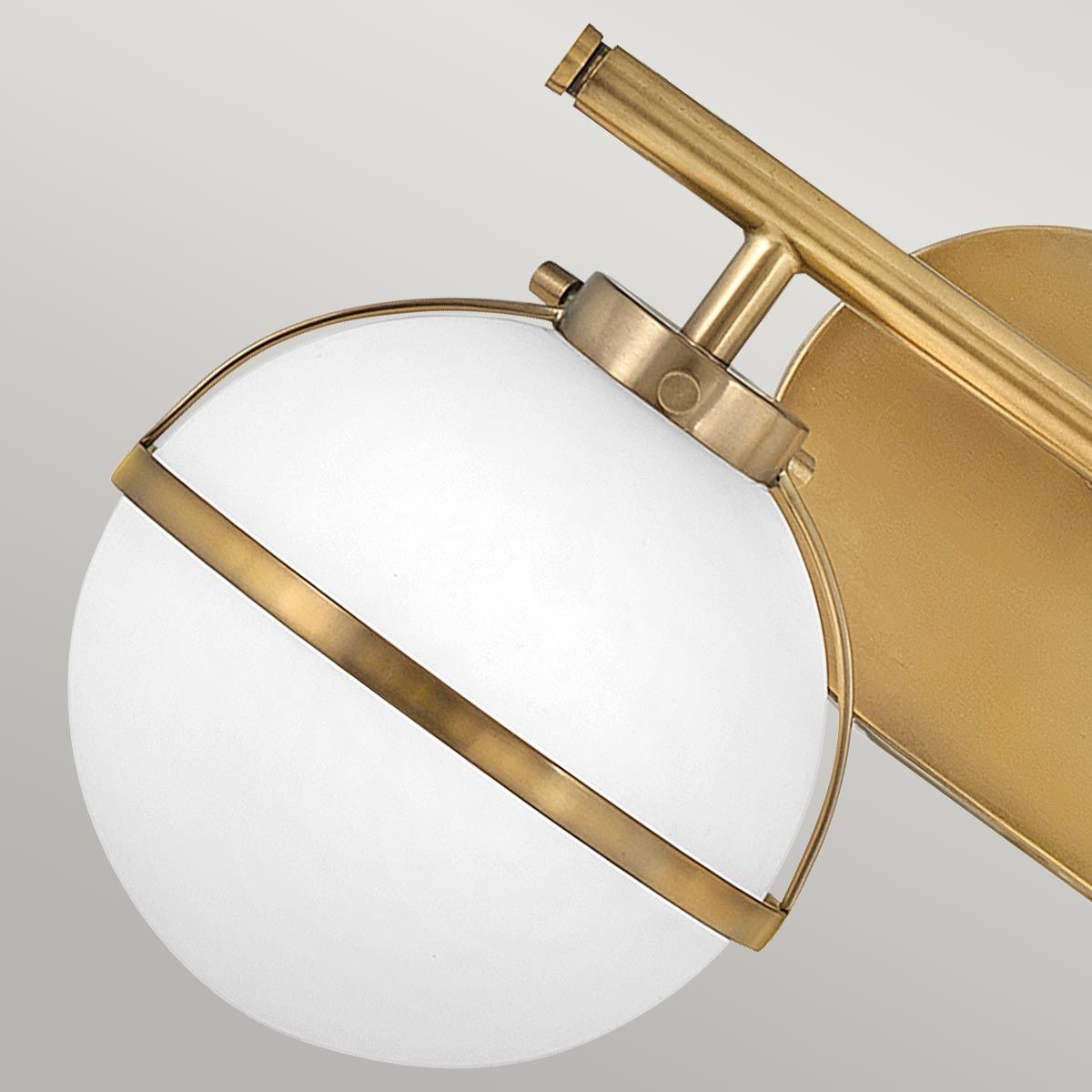 Hollis Heritage Brass Art Deco Wall Sconce