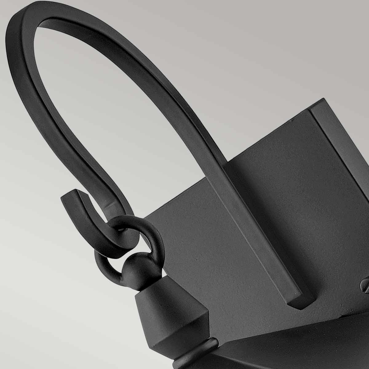 Elegance Black 2-Light Outdoor Wall Lantern