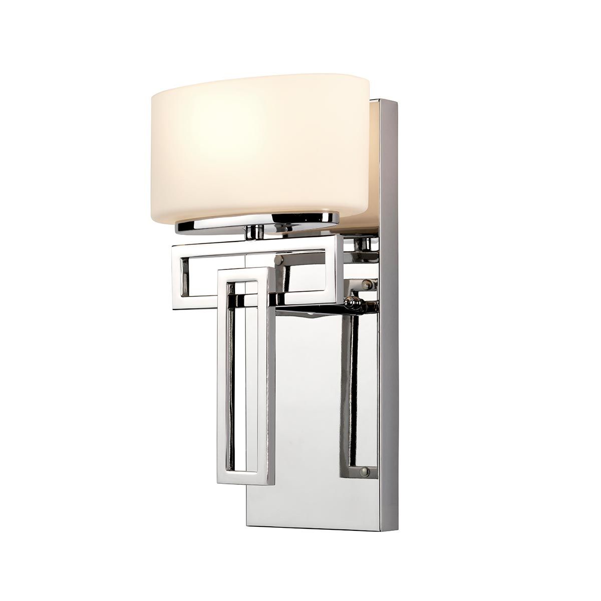 Contemporary Lanza Polished Chrome Wall Light