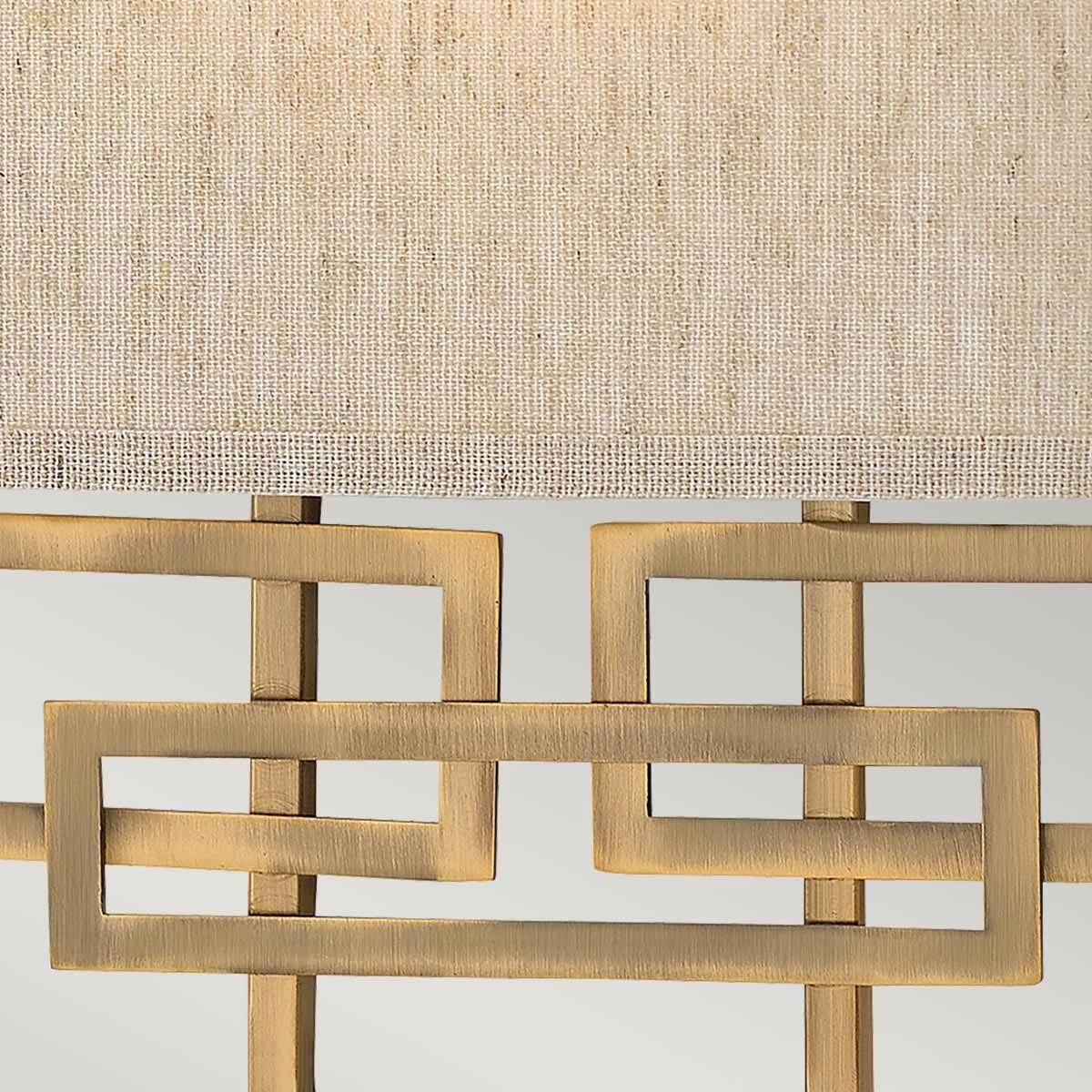 Elegance Dual-Light Wall Fixture - Brushed Bronze Finish