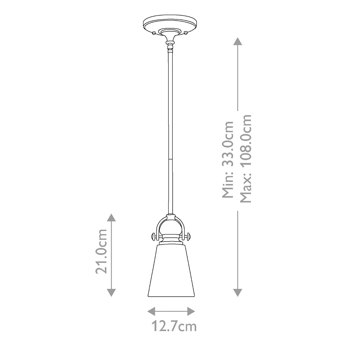 Olde Bronze Mayflower Mini Pendant Light with Etched Amber Glass