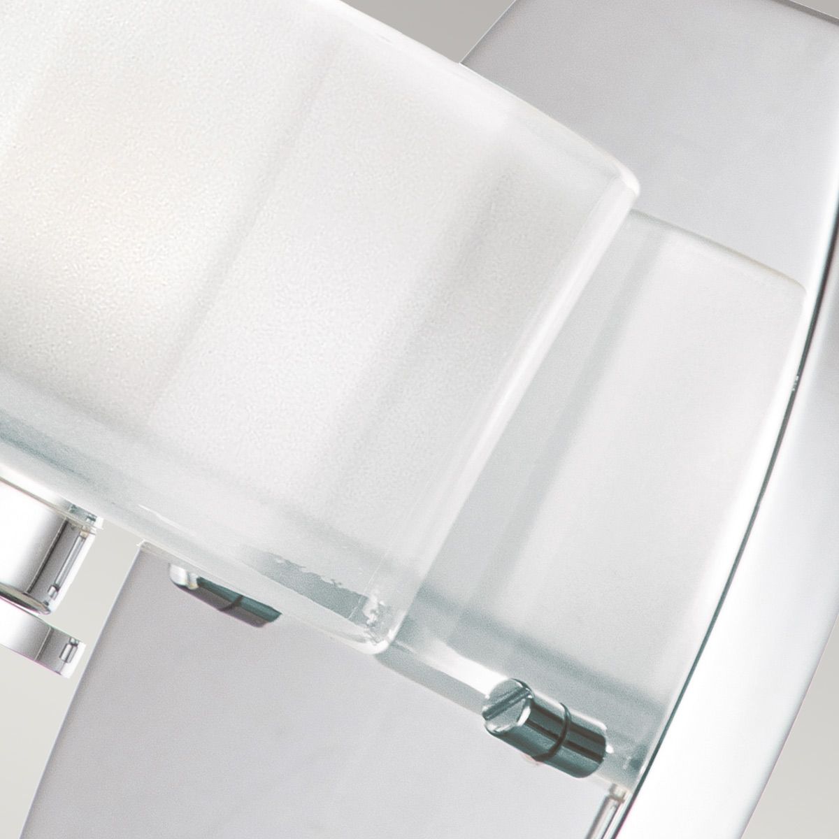 Meridian Chrome Opal Glass Wall Sconce
