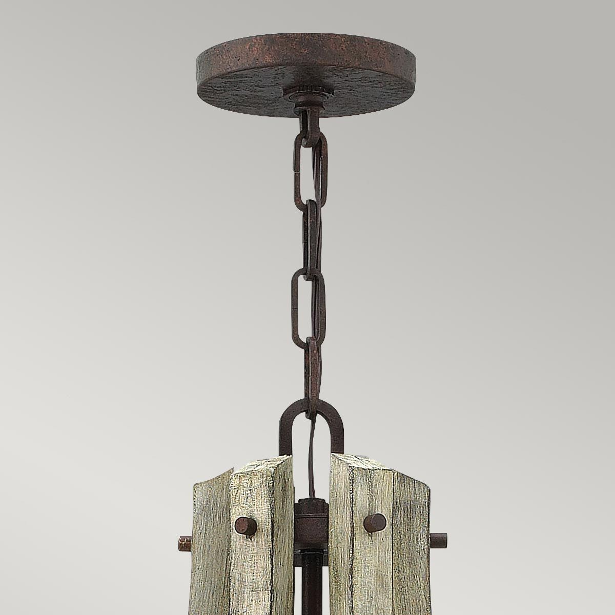 Rustic Elegance: Middlefield 6-Light Iron Rust Chandelier