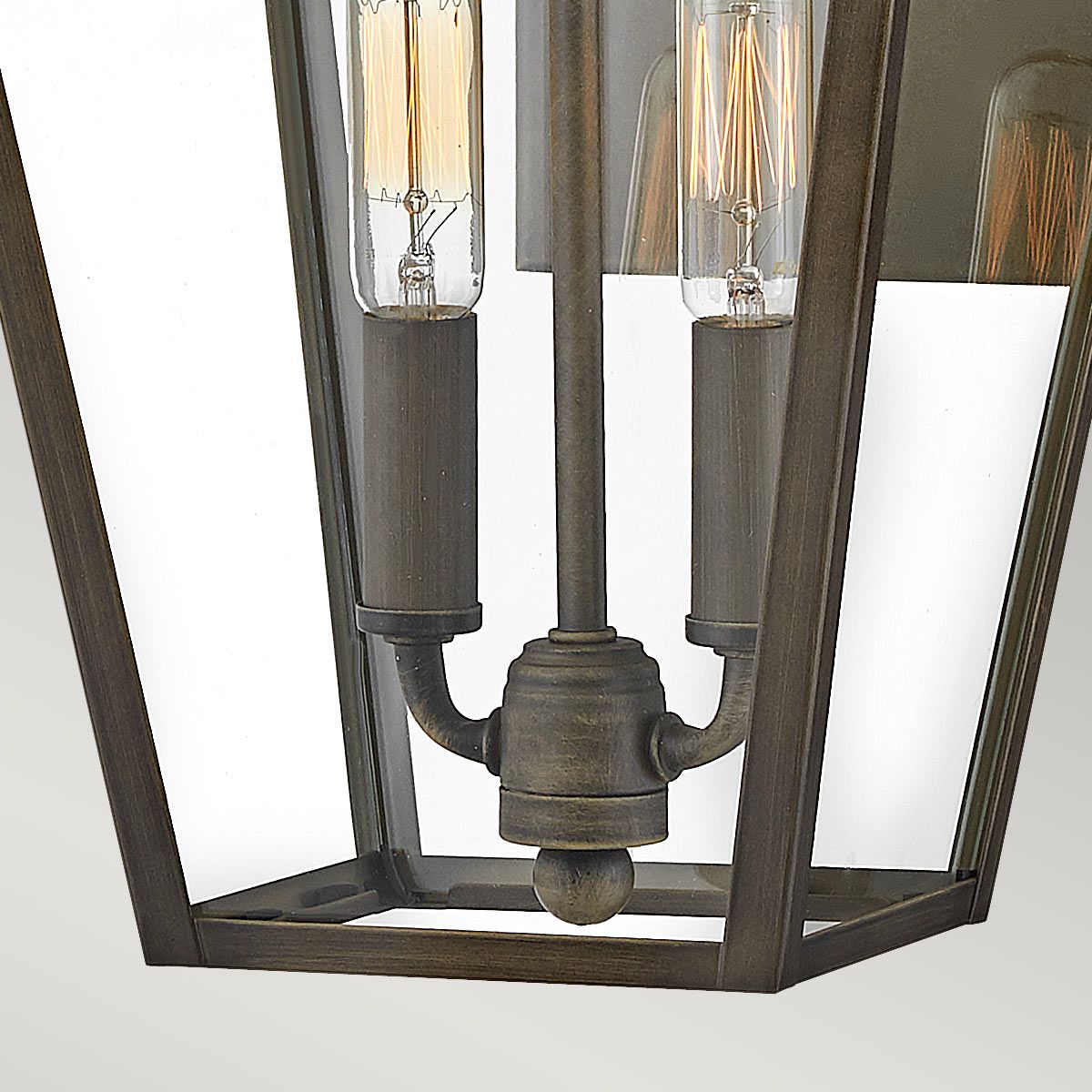 Palma 2lt Medium Wall Lantern Burnished Bronze