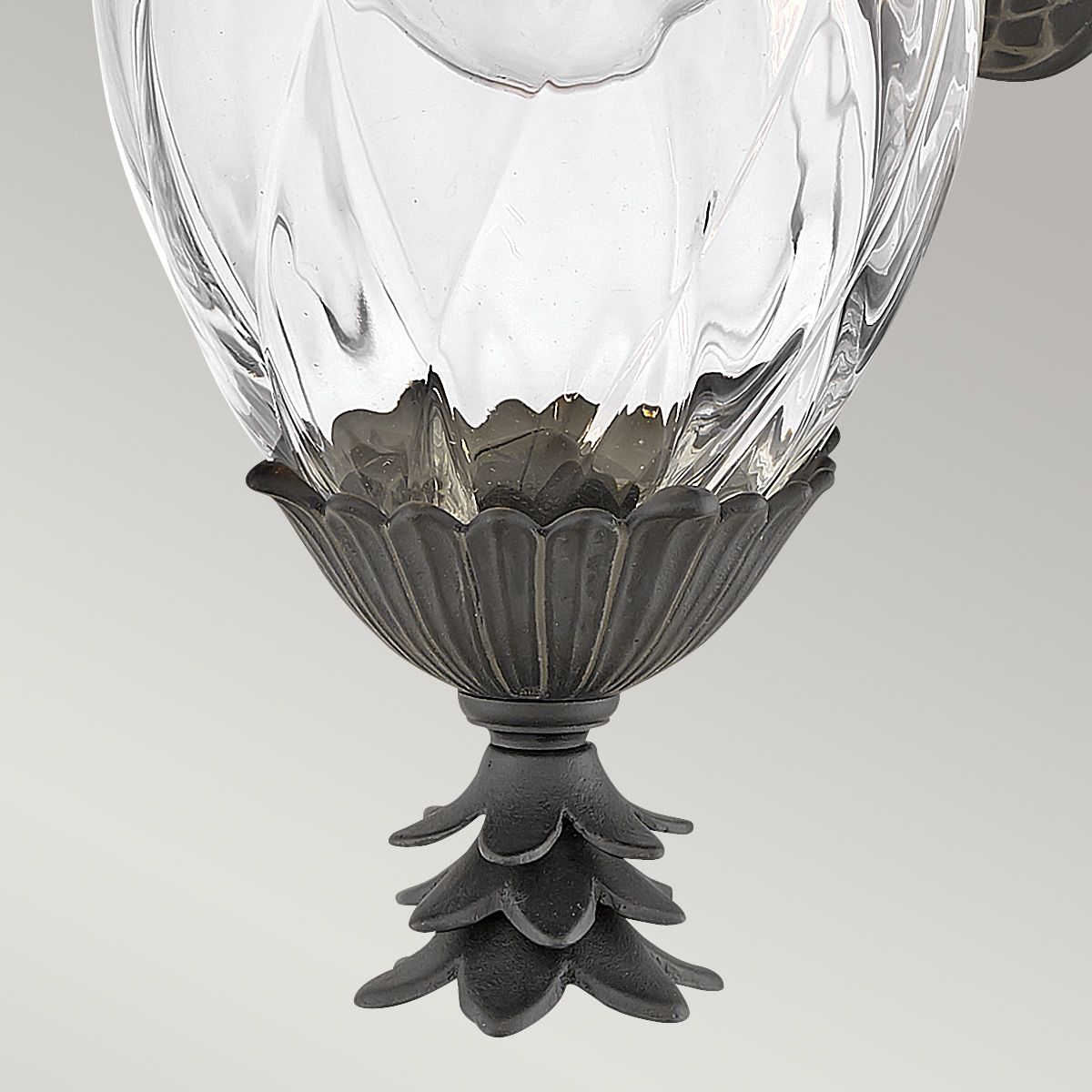 Plantation 1lt Small Wall Lantern Museum Black
