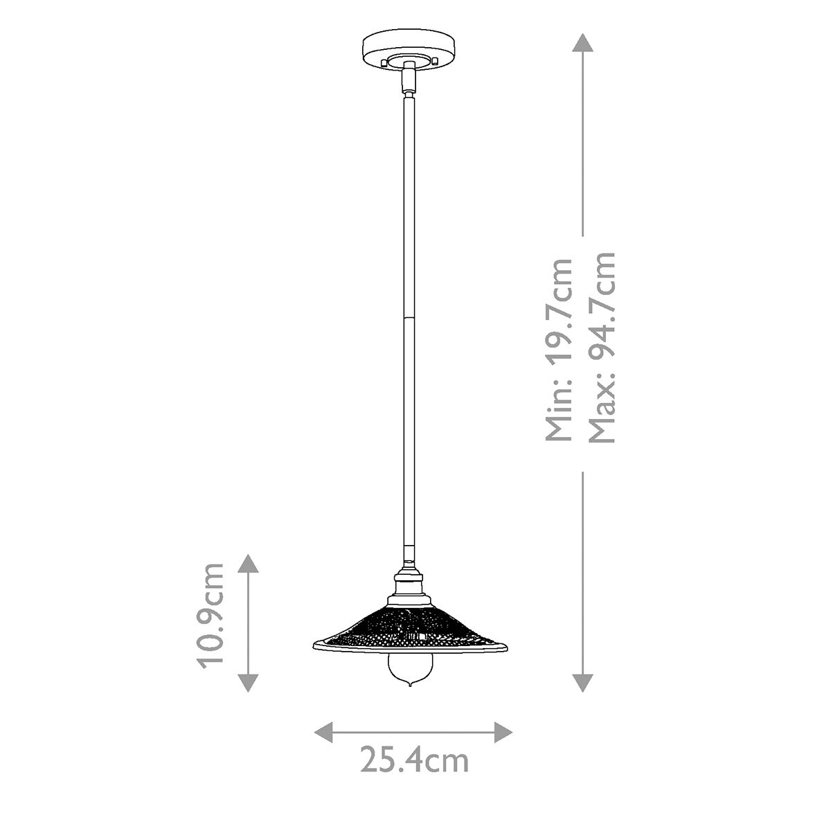Rigby Industrial Chic Pendant Light