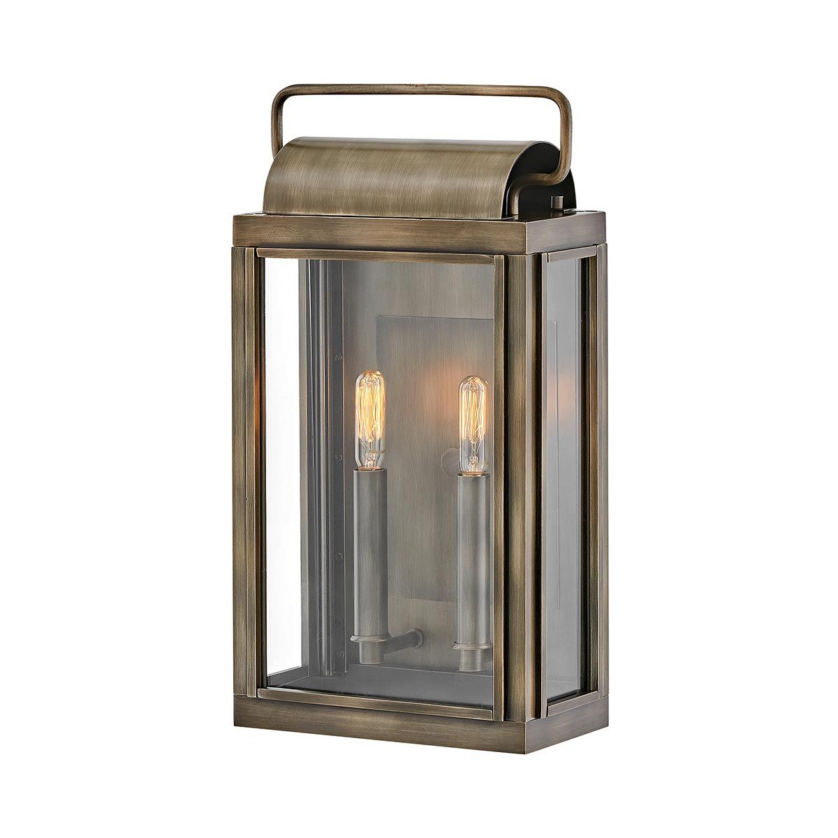 Elegant Bronze Sag Harbor Dual-Light Outdoor Wall Lantern