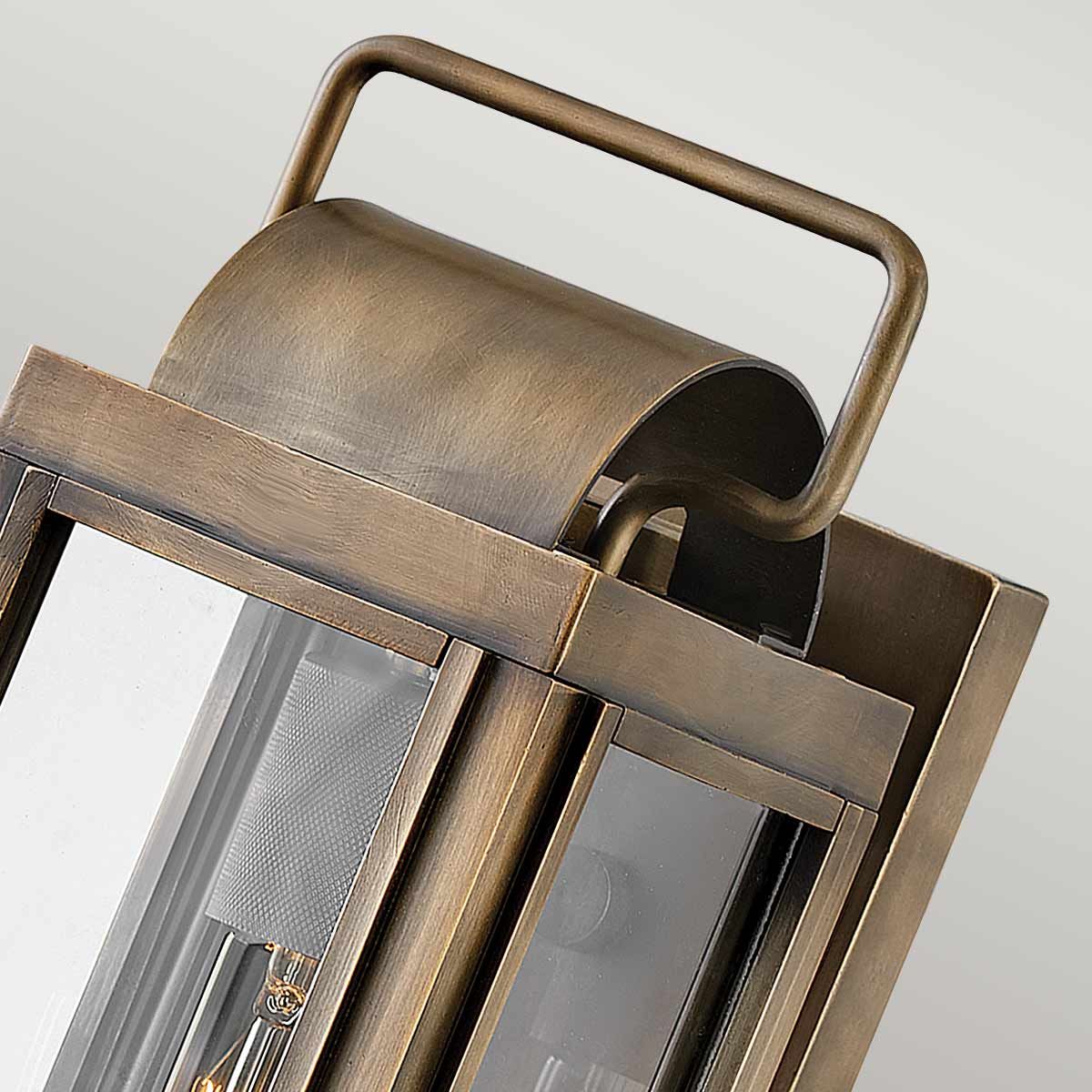 Sag Harbor Exterior Wall Lantern in Burnished Bronze Finish