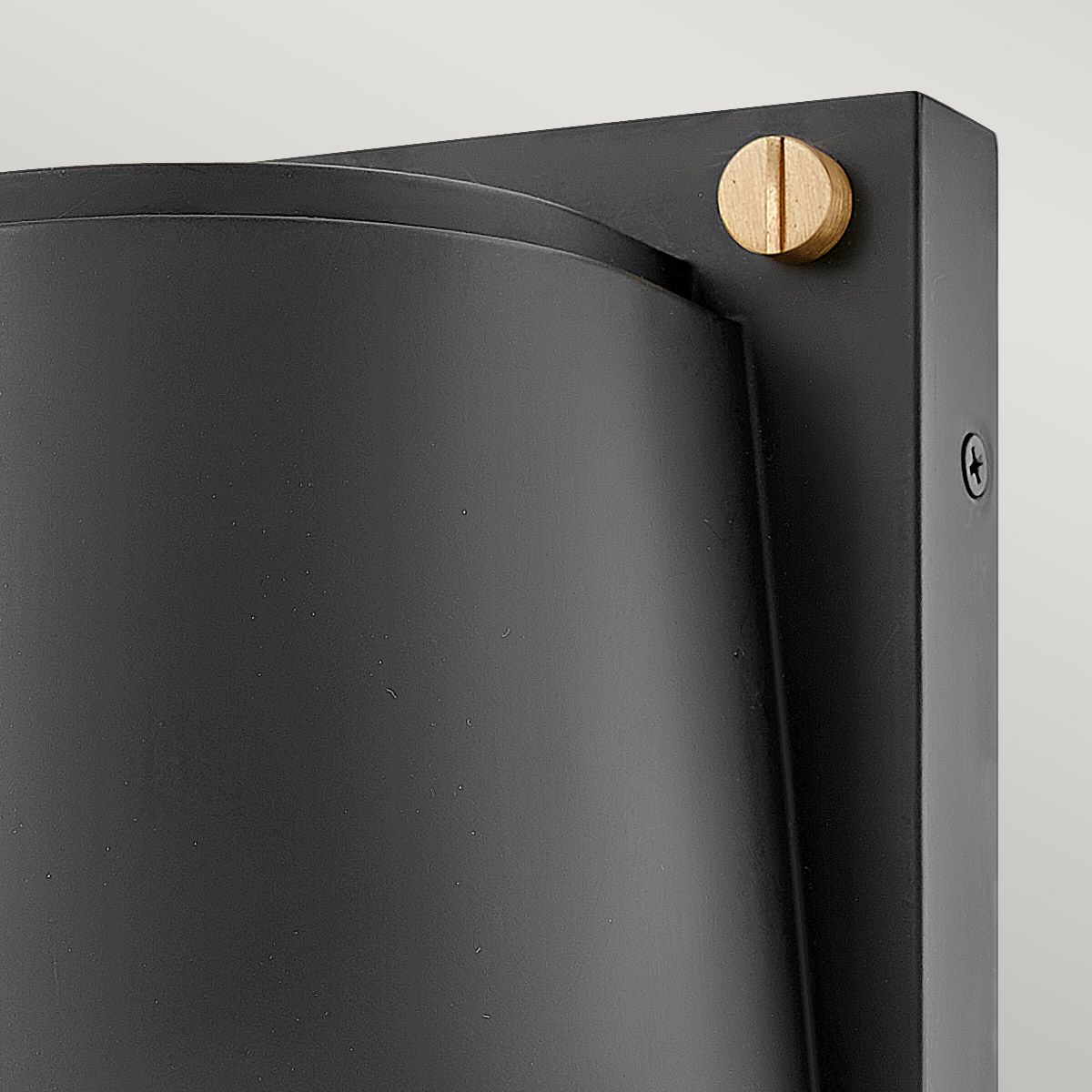 Scout 1lt Small Wall Light Black