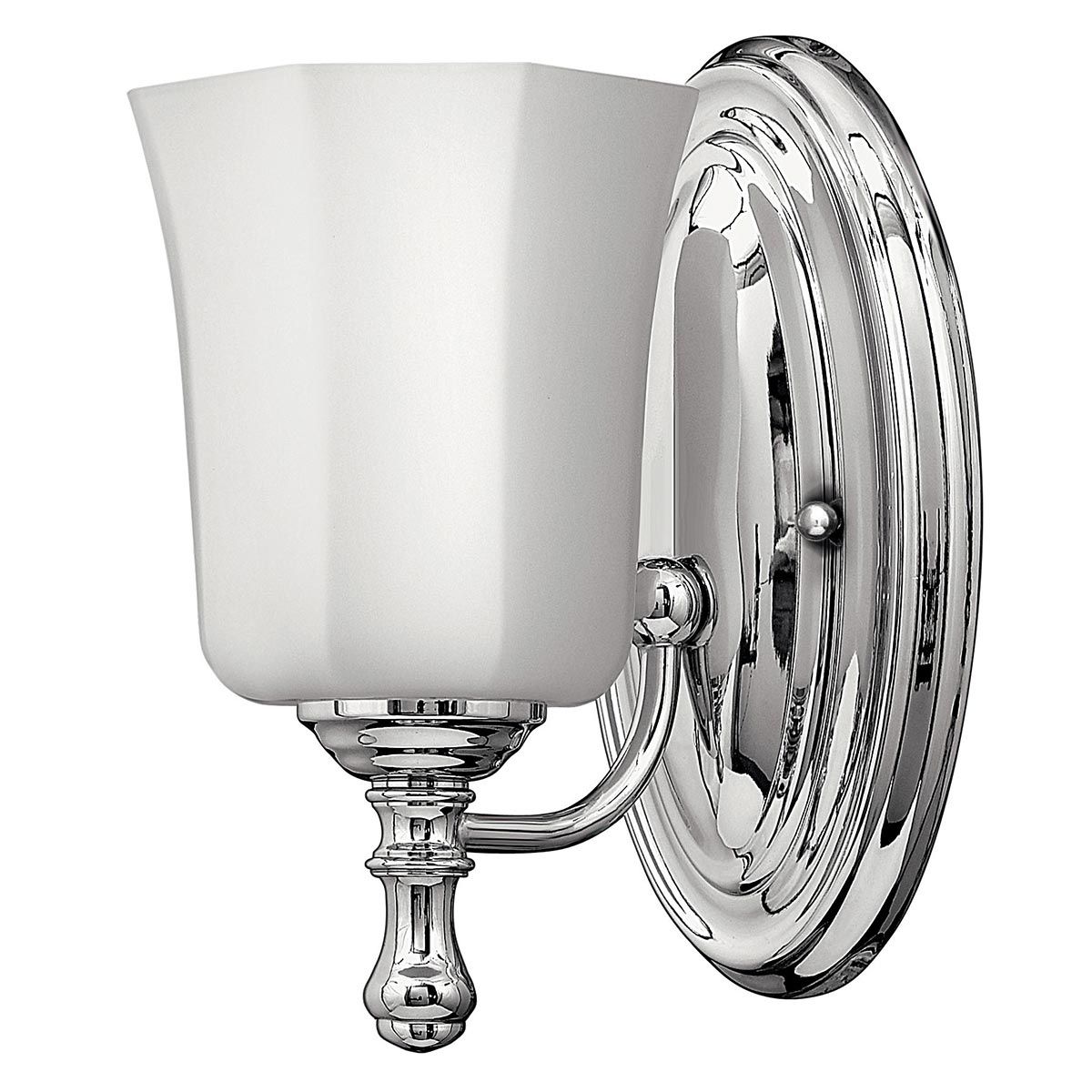 Shelly Polished Chrome Wall Light for Bathrooms