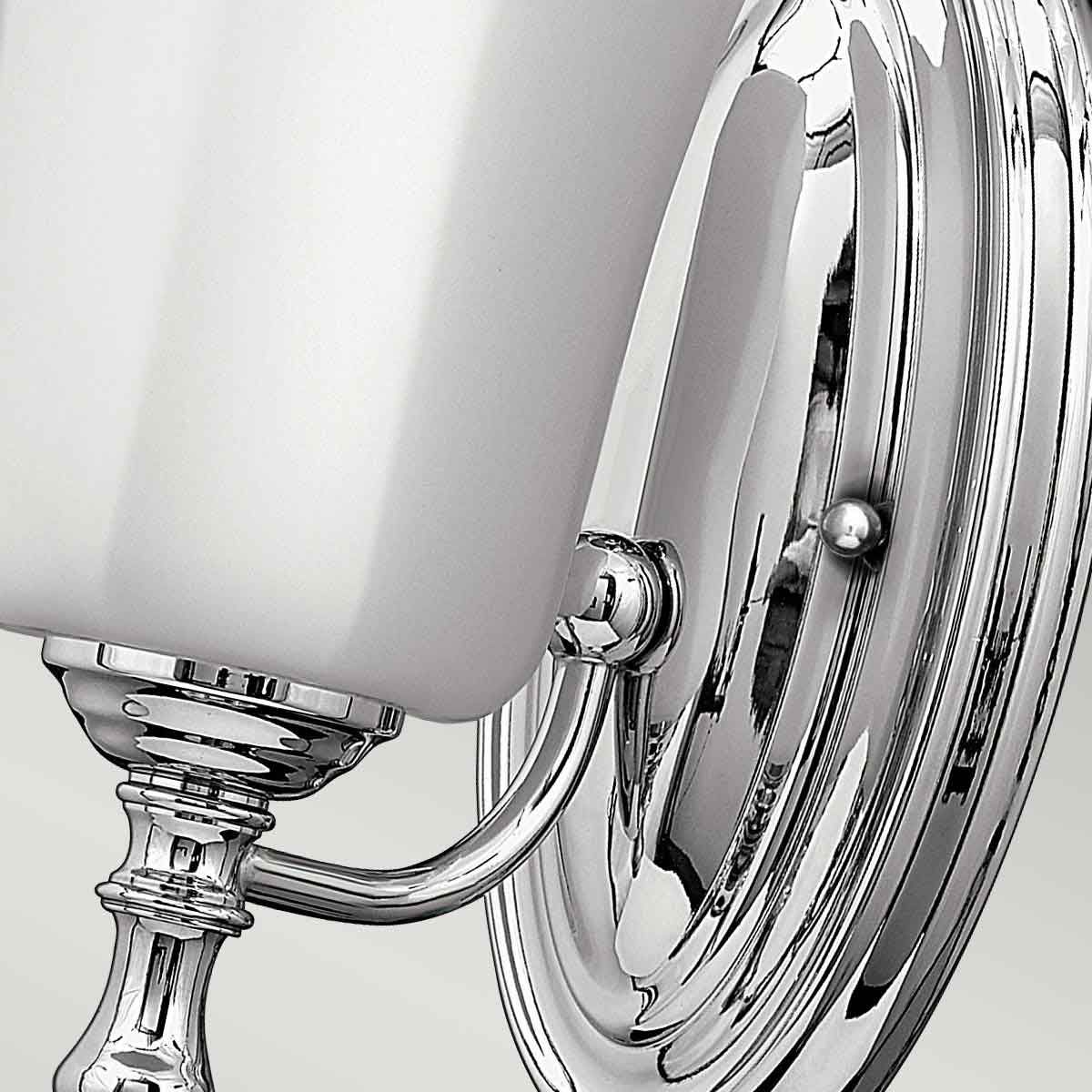 Shelly Polished Chrome Wall Light for Bathrooms