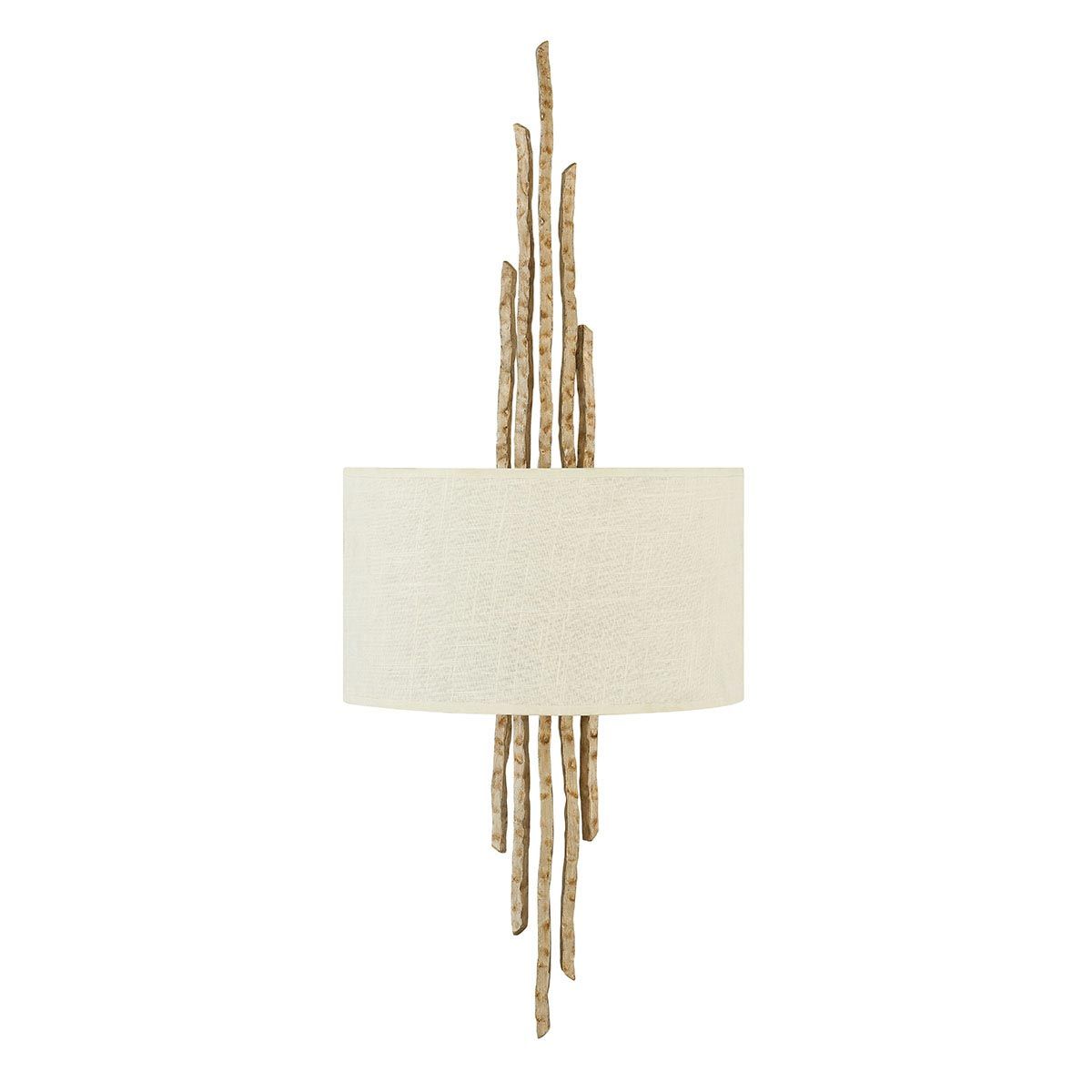 Spyre Dual Light Wall Fixture in Elegant Champagne Gold