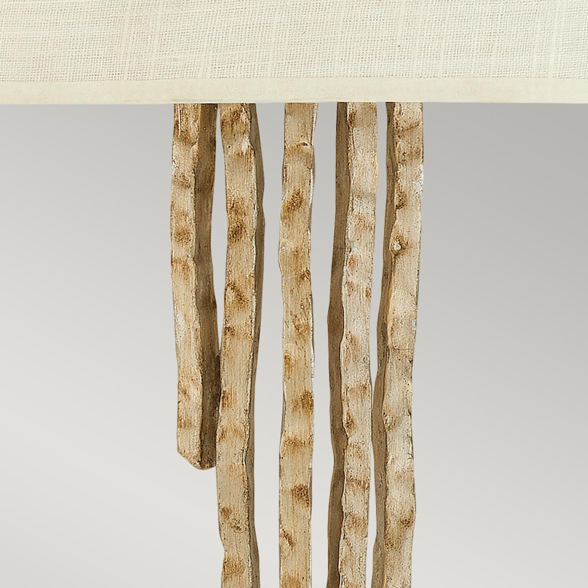 Spyre Dual Light Wall Fixture in Elegant Champagne Gold