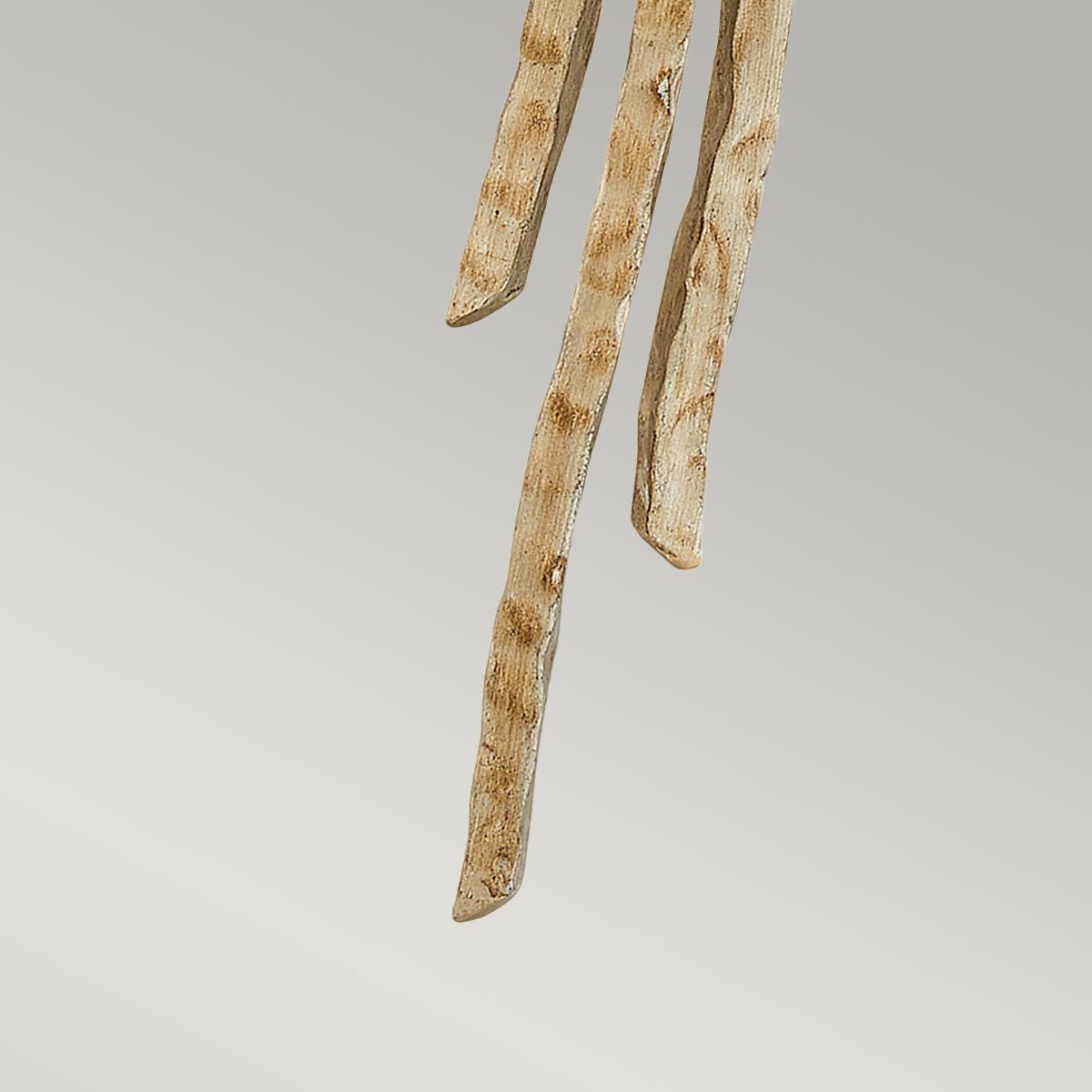 Spyre Dual Light Wall Fixture in Elegant Champagne Gold