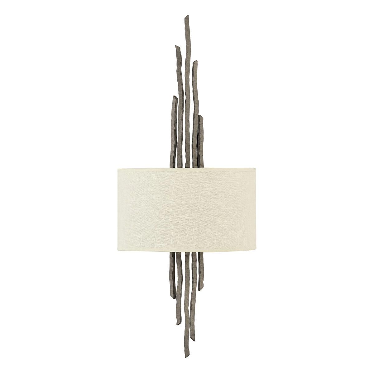 Elegant Metallic Bronze Dual Light Wall Fixture