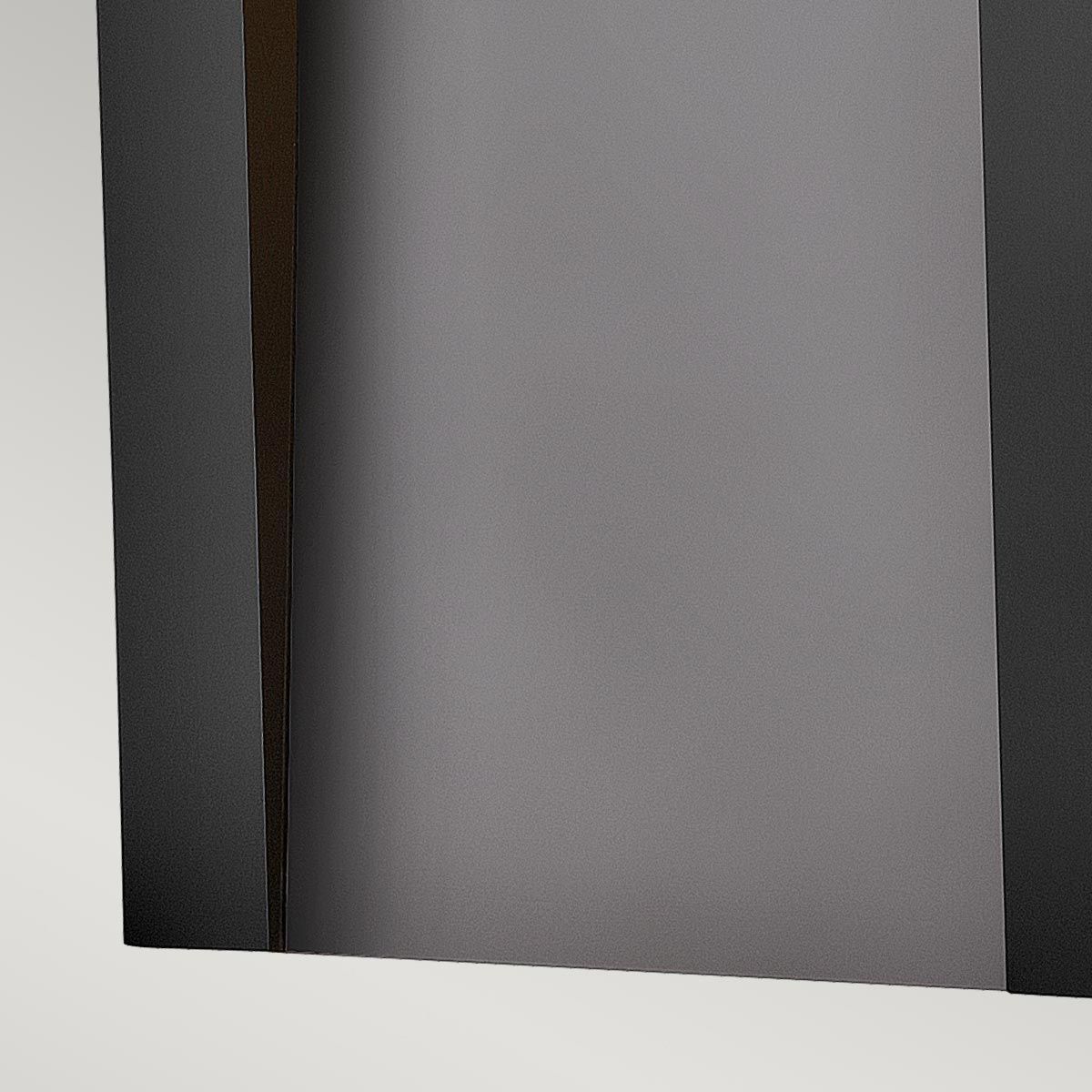 Sleek Black Taper LED Outdoor Wall Light