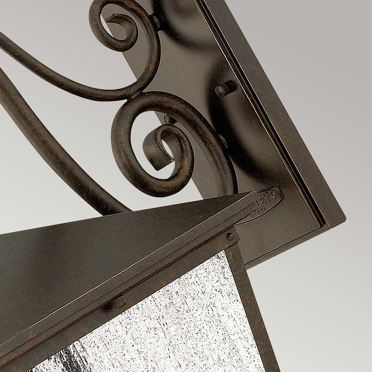 Grand Regency Bronze Trellis Wall Lantern