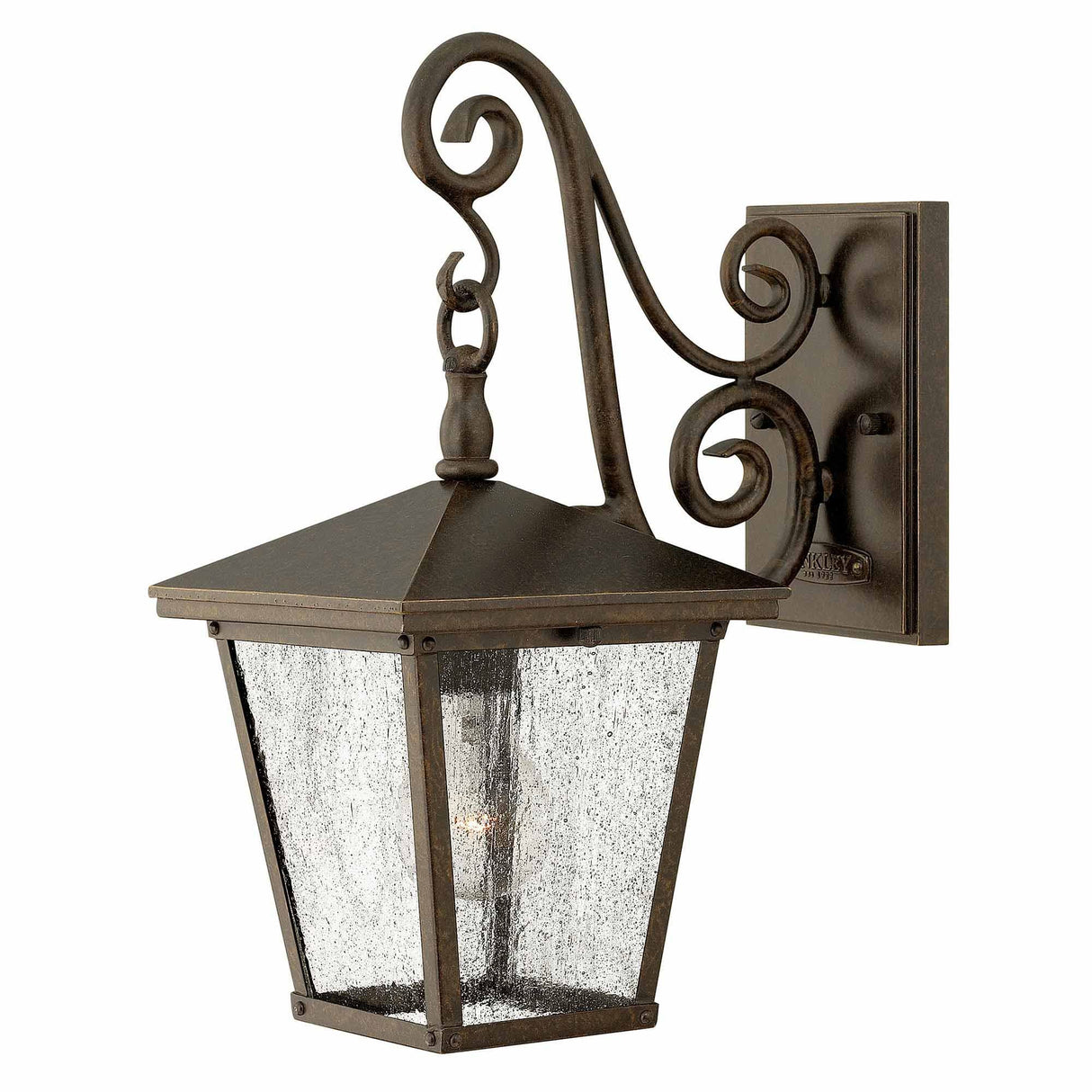 Regency Bronze Trellis Lantern - Classic Wall Light Fixture
