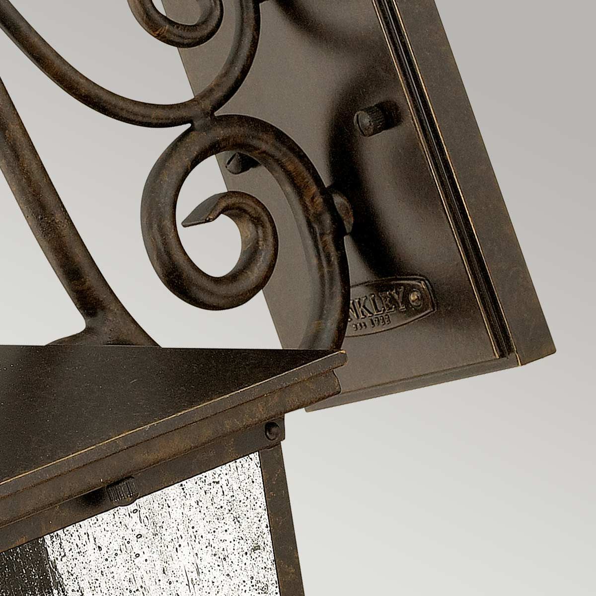 Regency Bronze Trellis Lantern - Classic Wall Light Fixture