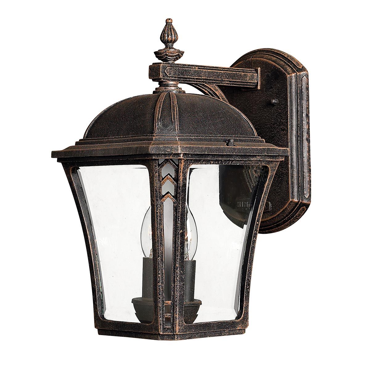 Wabash Dual Light Vintage Lantern in Mocha Finish