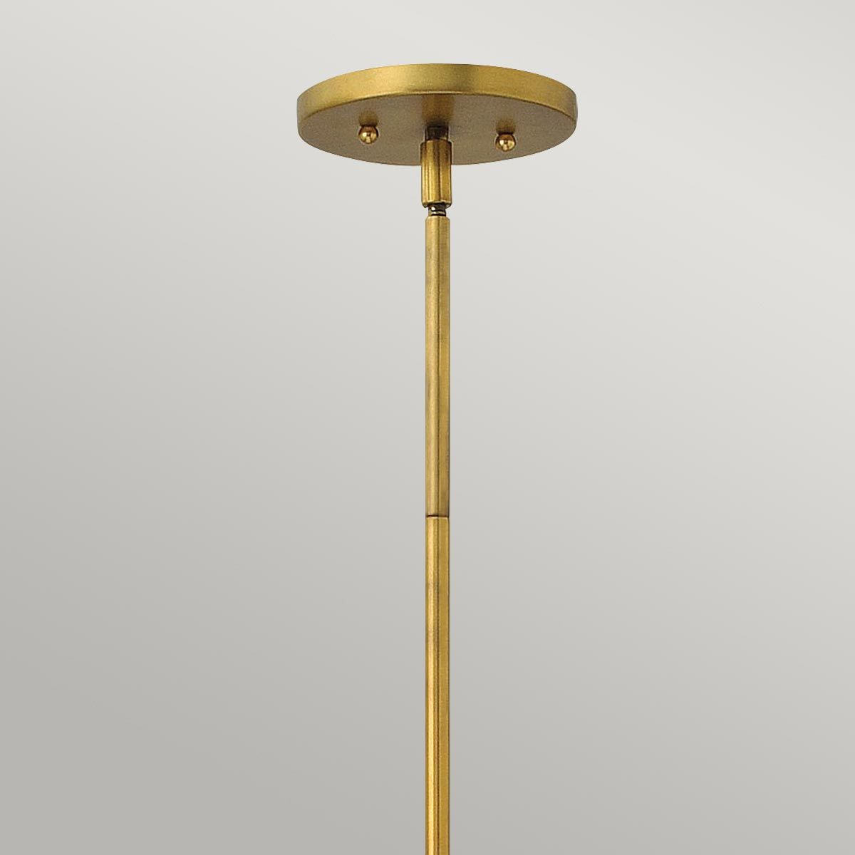 Zelda Vintage Brass Mini Pendant with Etched Glass and Mid-Century Design