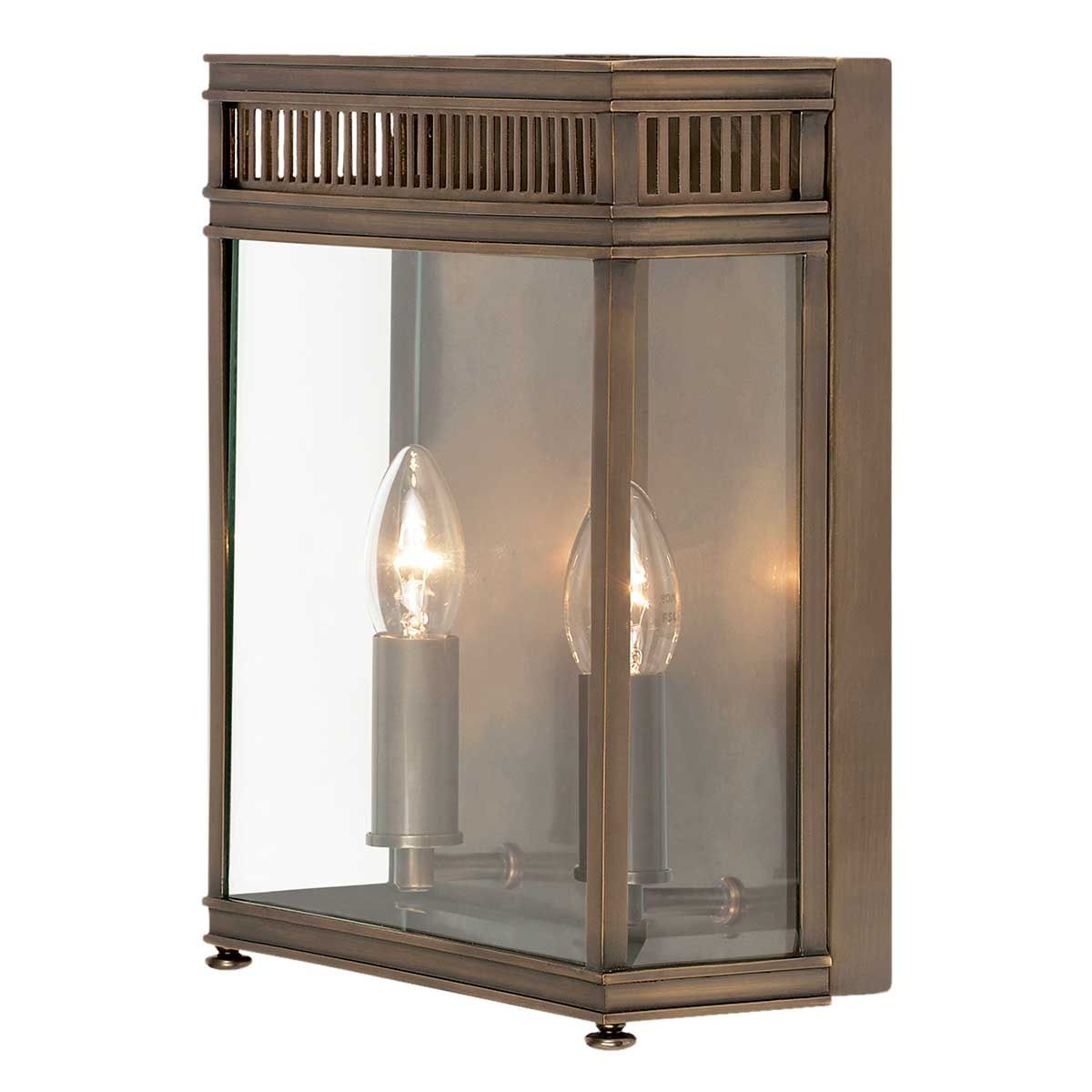 Holborn Medium Dark Bronze Outdoor Flush Lantern