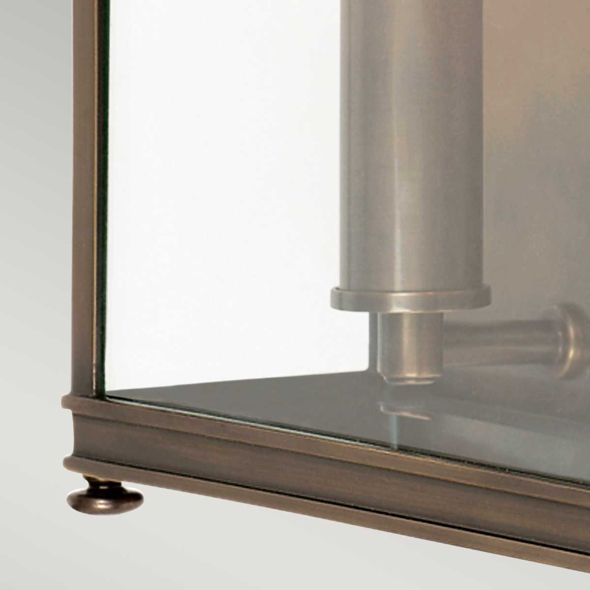 Holborn Medium Dark Bronze Outdoor Flush Lantern