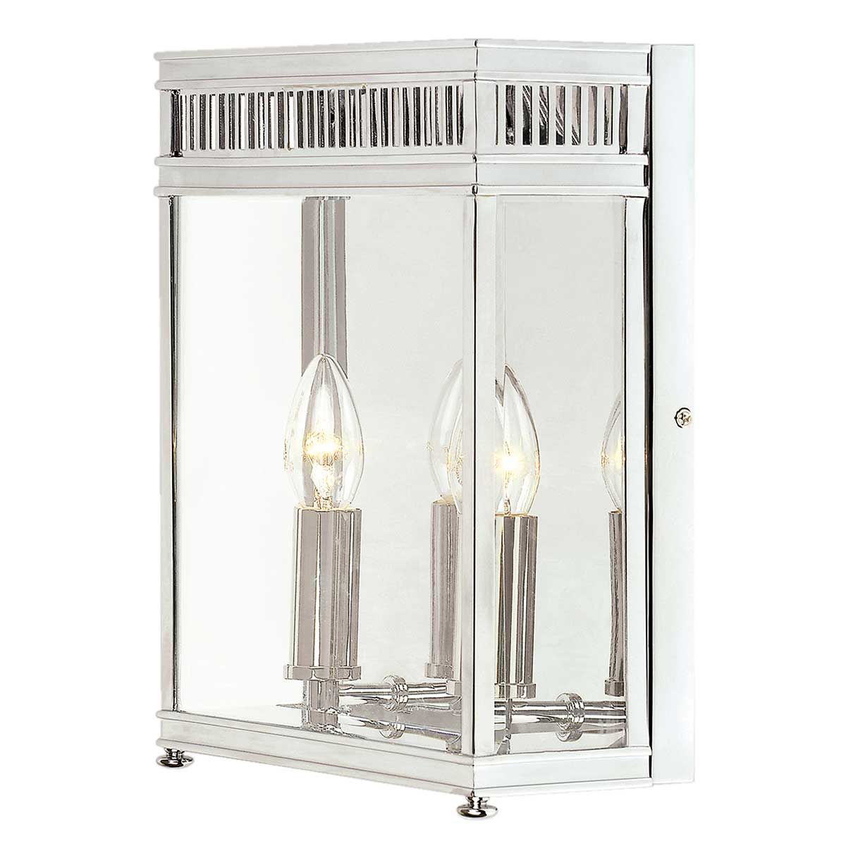 Medium Holborn Chrome Lantern - Classic Georgian Style