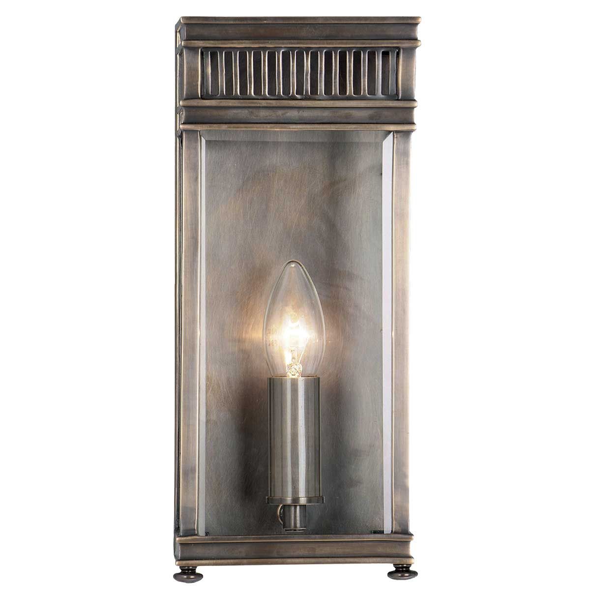 Georgian Elegance: Holborn Small Dark Bronze Lantern