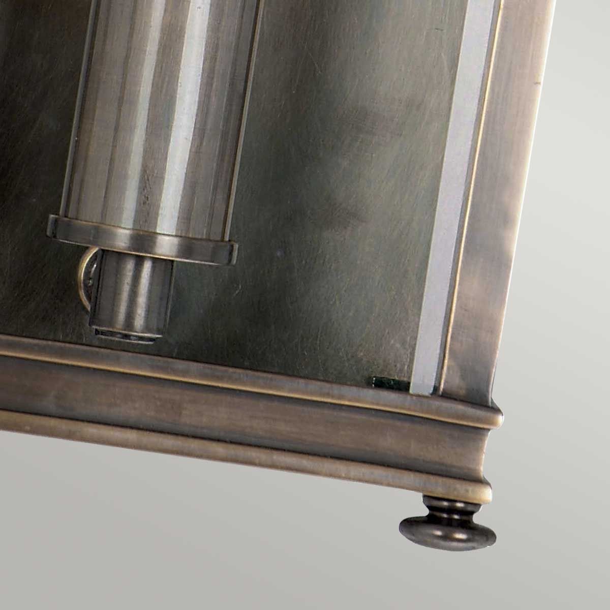 Georgian Elegance: Holborn Small Dark Bronze Lantern