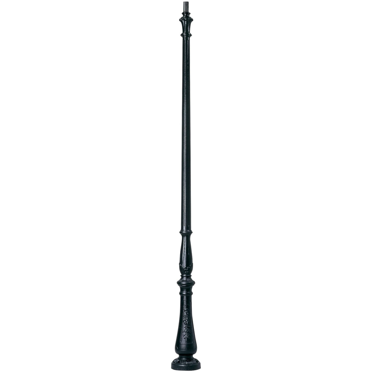 Horeb Post with door 3500mm Black (60mm spigot)