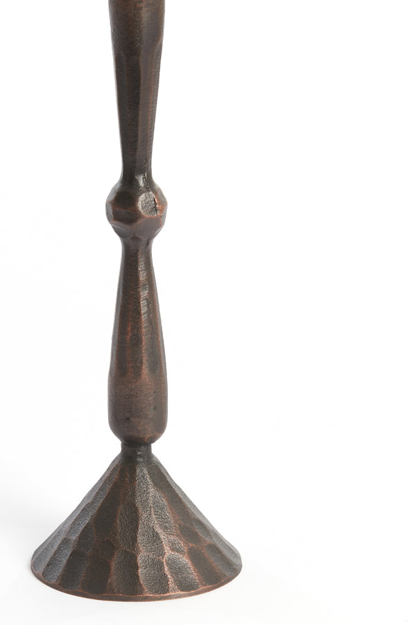 Elegant Casandra Copper Brown Candle Holder - 39 cm