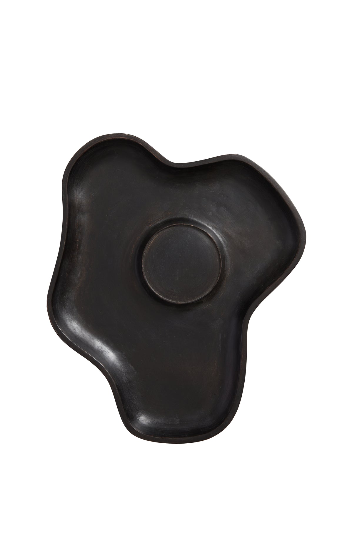 Dark Brown Coja Wood Candle Holder – 38.5x31x4 cm