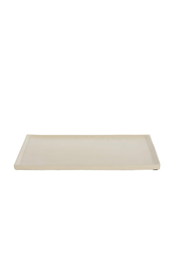 Maes Cream Square Plate 39.5 cm