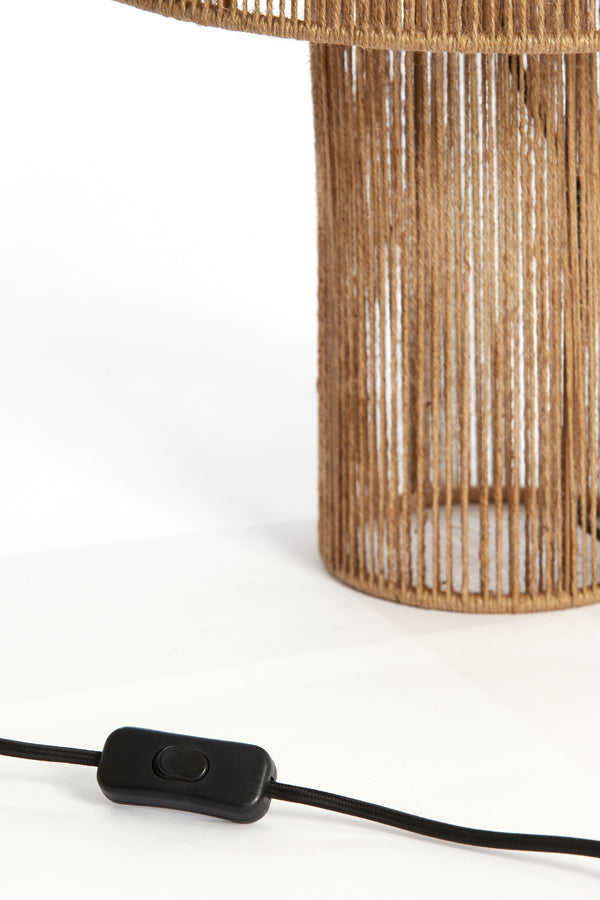 Natural Jute Table Lamp Ø35x50 cm - Lavatera Design