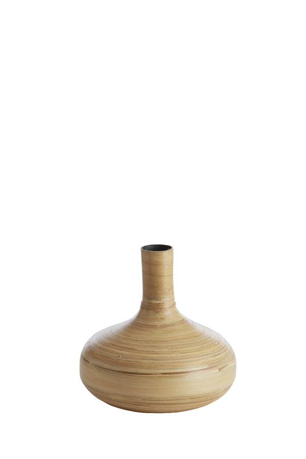 Natural Bamboo Artisanal Vase Ø25x25 cm - Tolimu Collection