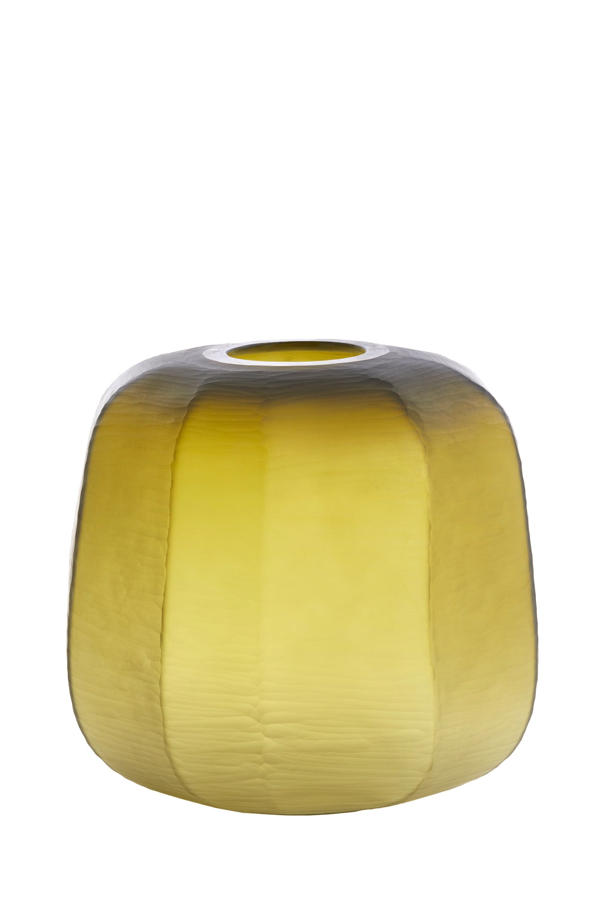 Vibrant Yellow-Green Pacengo Vase Ø33x32 cm