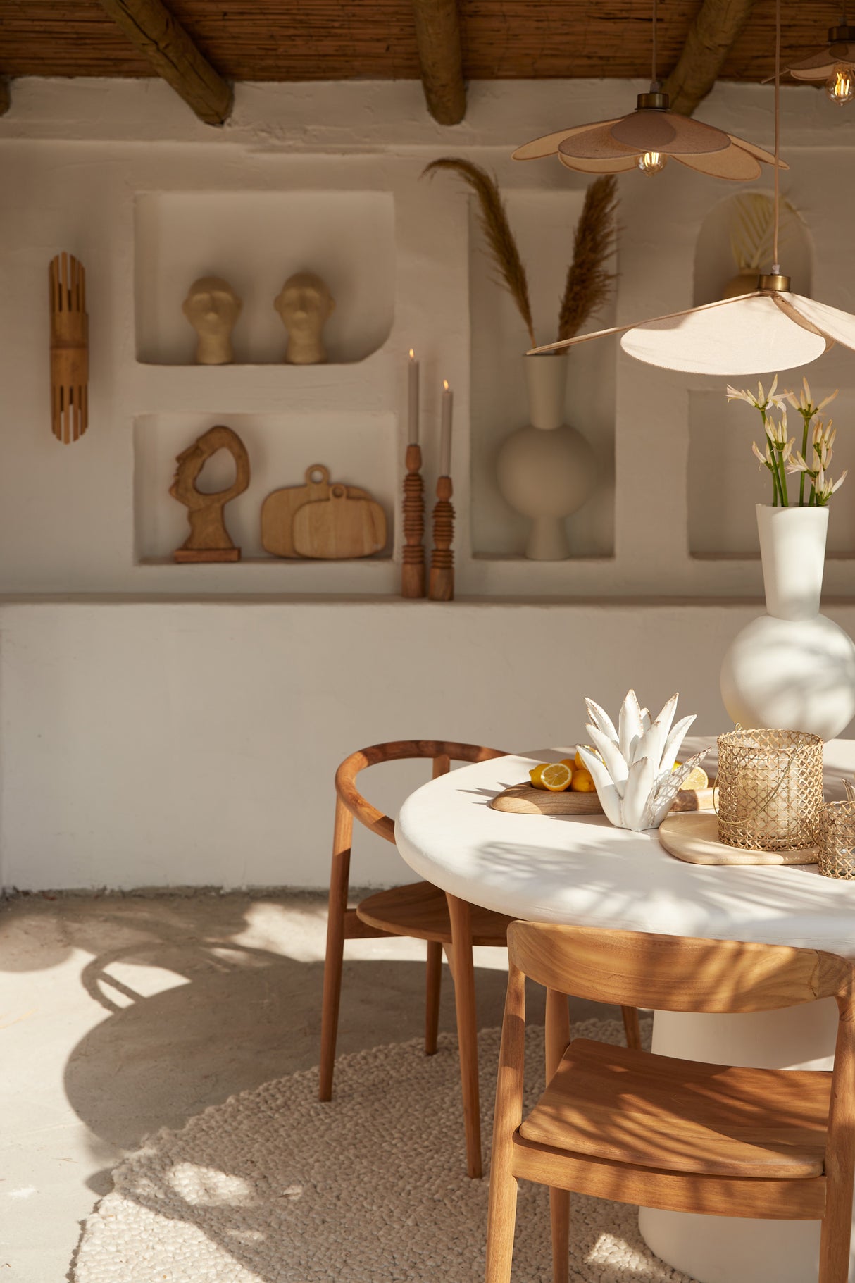 Rustic Aveiro Wooden Chopping Board 35x29x1.5 cm