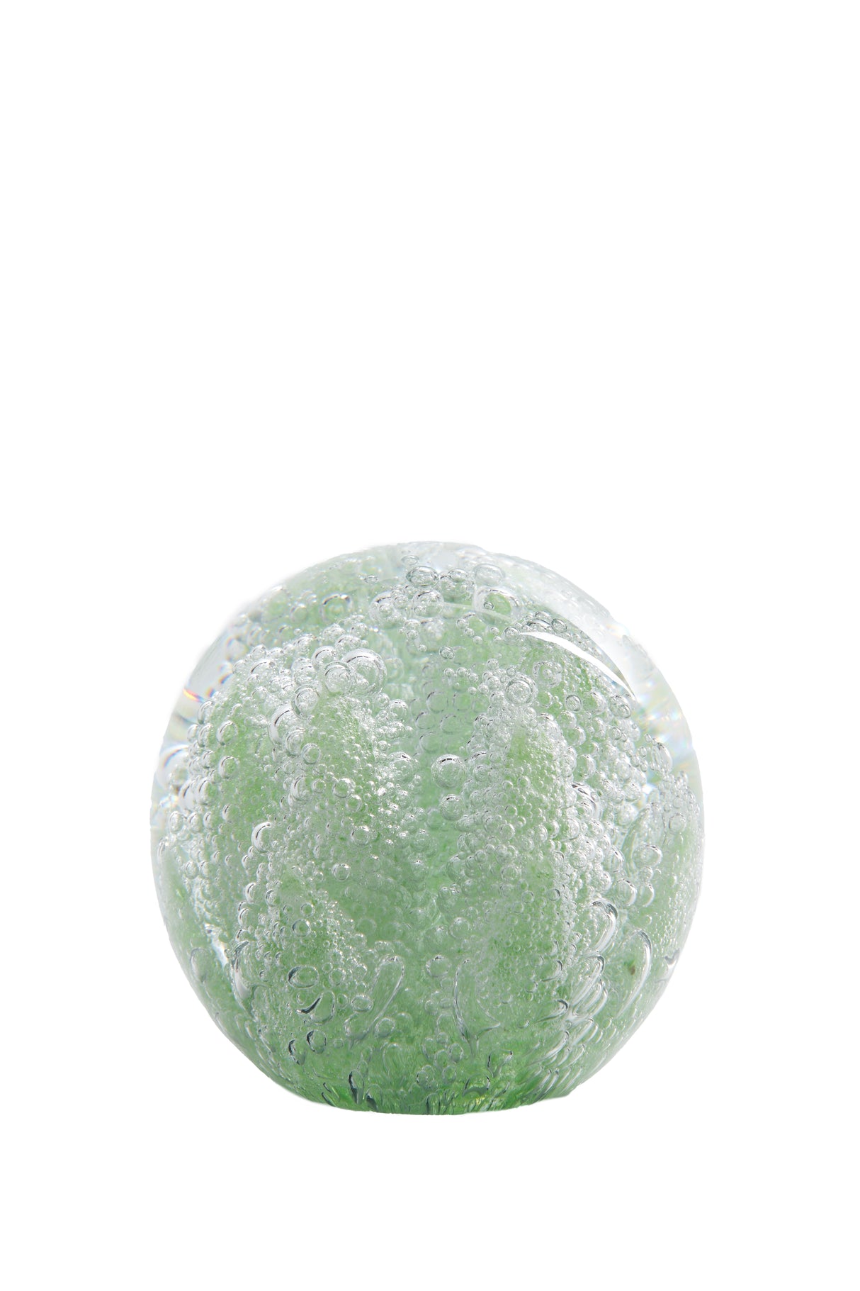 Coral Green Glass Ornament – 10x10 cm