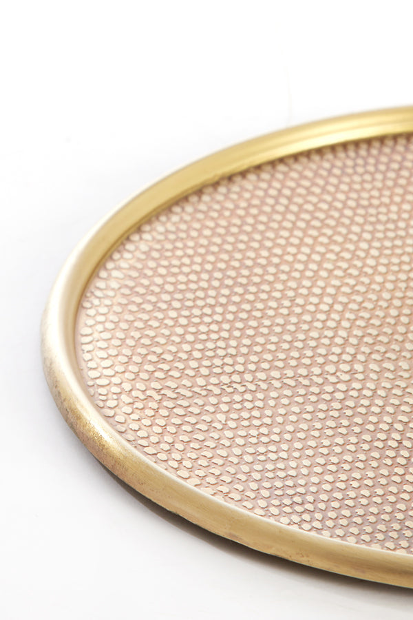 Antique Bronze Ø23x1.5 cm Ilay Plate