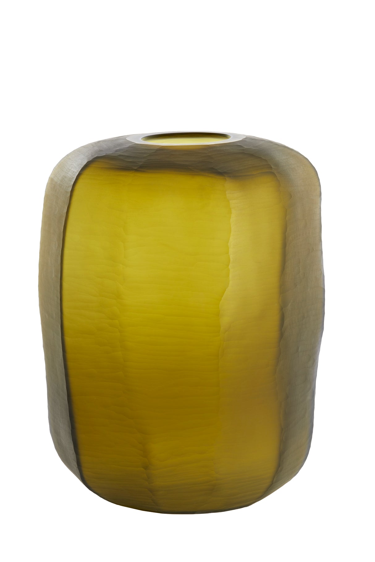 Yellow-Olive Green Pacengo Vase 33x42 cm