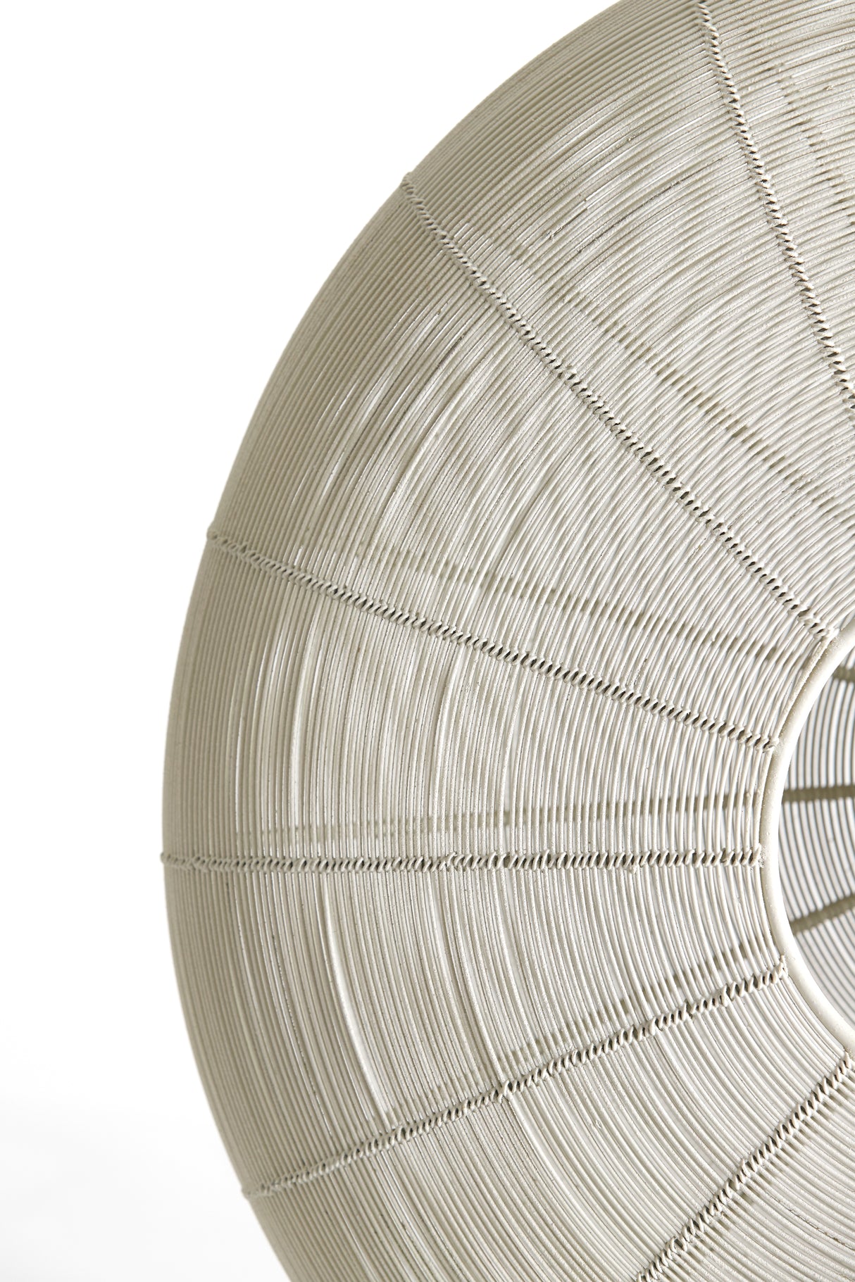 Elegant Bahoto Cream Ceiling Lamp, 51cm Diameter