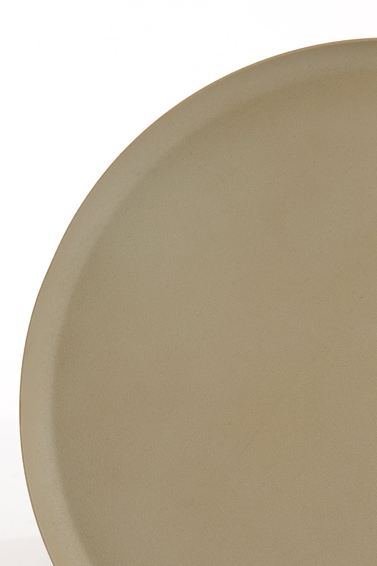 Beige Milaki Round Side Table 39x52 cm