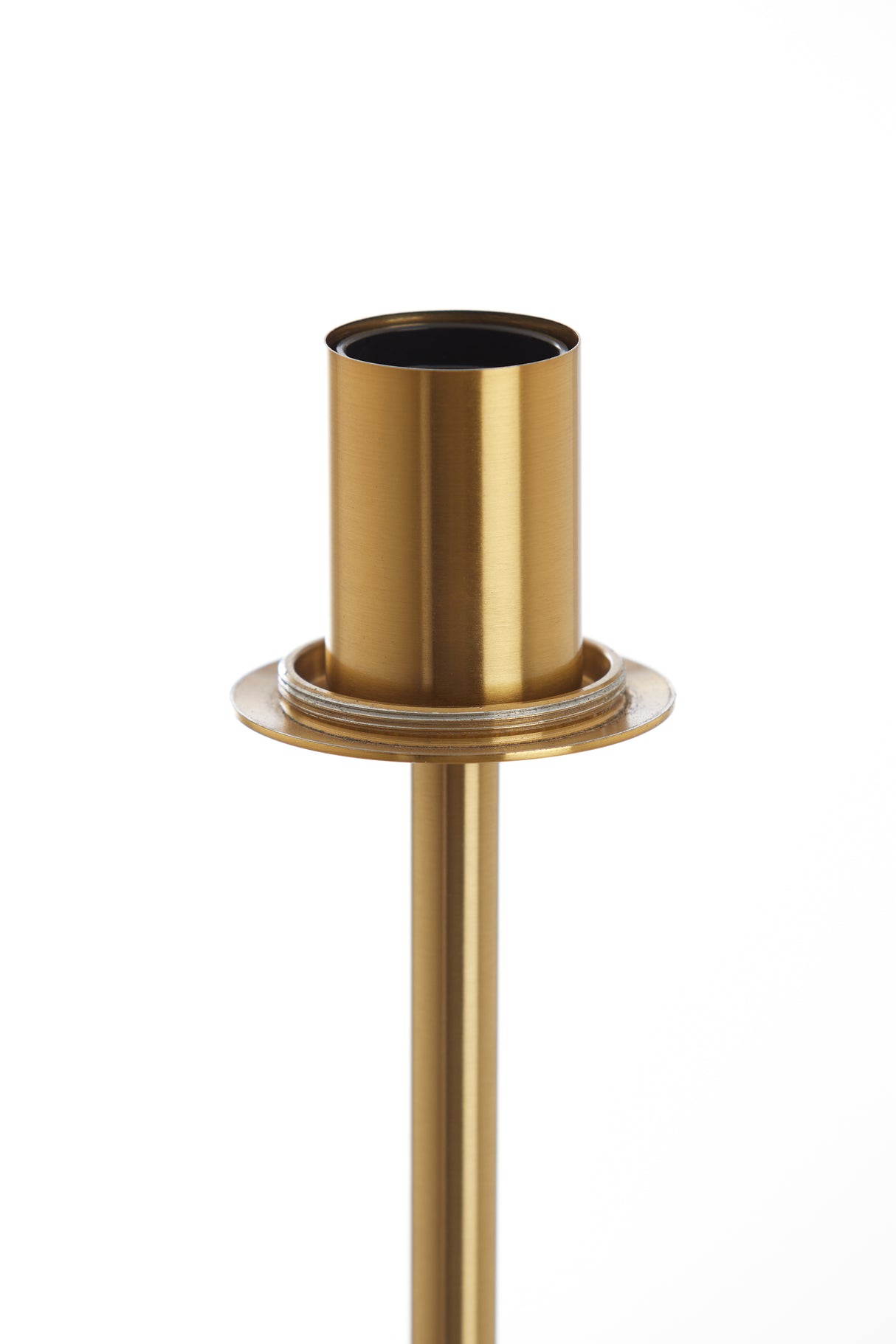 Elegant Medina Glass Floor Lamp - Smoke and Gold Finish, 160 cm