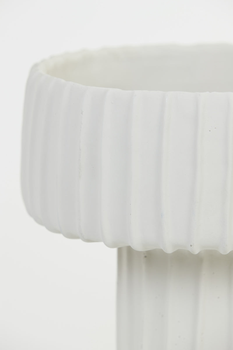 Maja Cream Cement Planter Ø30x27 cm Decor Piece