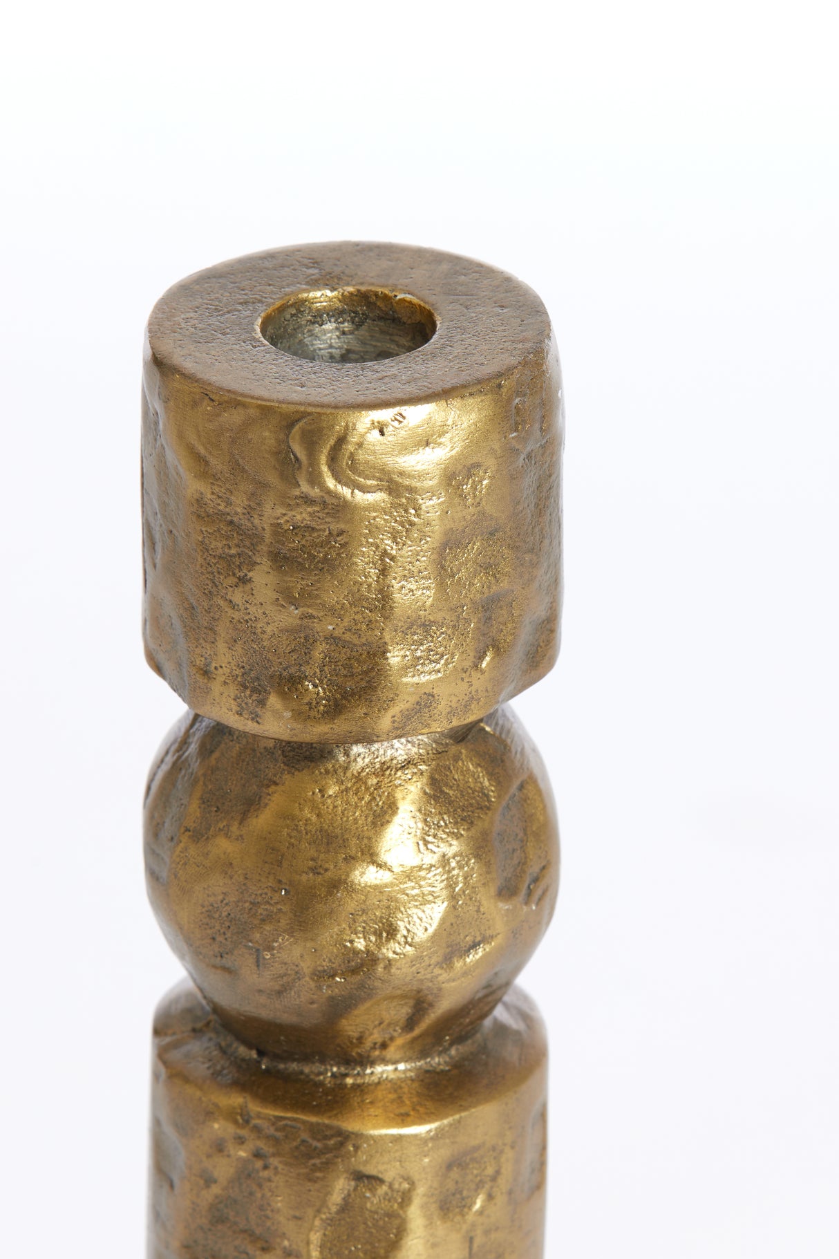 Antique Bronze Candle Holder, 15cm Elegance