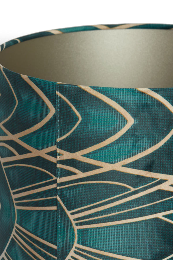 Tiara Green Table Lamp Shade - 20x20x15 cm